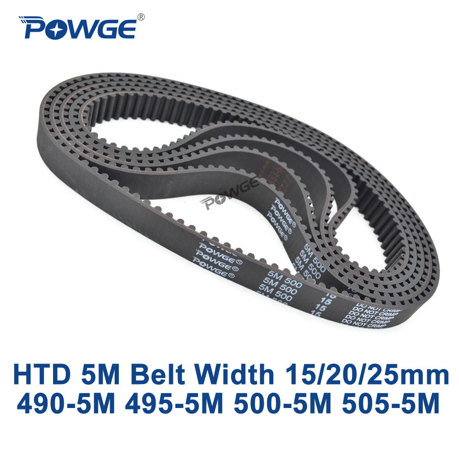 POWGE Arc HTD 5M Ÿ̹ Ʈ C = 490/495/500/505  15/20/25mm ̻ 98 99 100 101 HTD5M  Ʈ 490-5M 495-5M 500 -5M